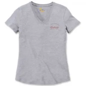 Carhartt&#x20;104227&#x20;Women&#x27;s&#x20;Lockhart&#x20;Graphic&#x20;T-Shirt&#x20;-&#x20;Heather&#x20;Grey