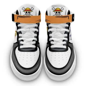 Carrot Sneakers Air Mid Custom OP Anime Shoes