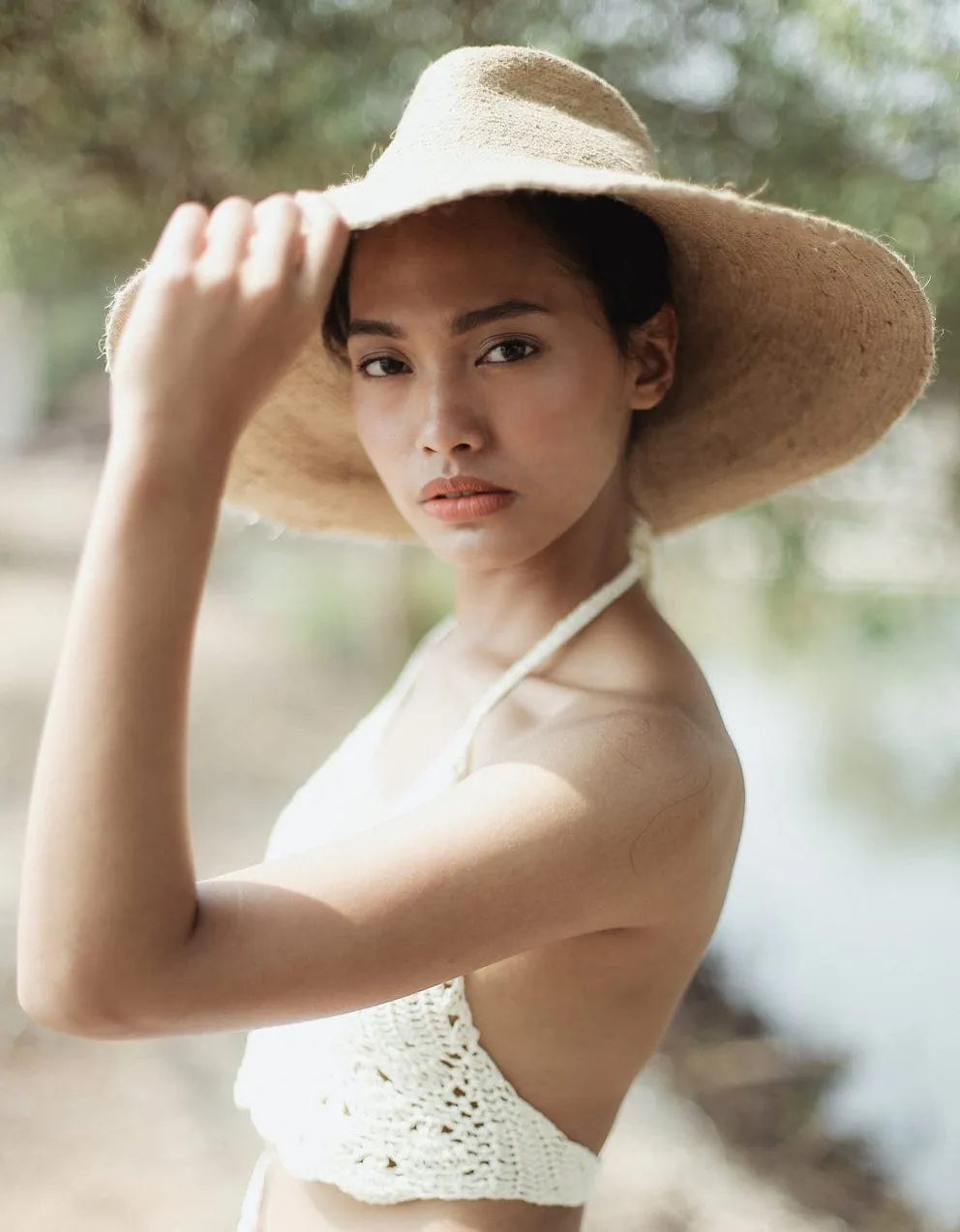 Handwoven 100% Jute Straw Hat