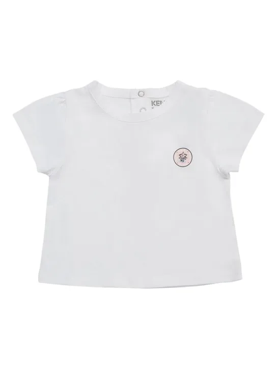 Kenzo Kids   Printed cotton t-shirt &amp; romper 