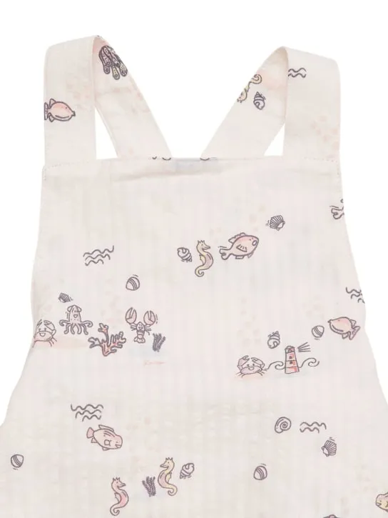 Kenzo Kids   Printed cotton t-shirt &amp; romper 