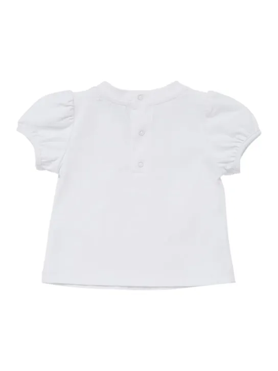 Moschino   Cotton jersey t-shirt &amp; poplin skirt 