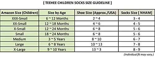 TeeHee Fun Halloween Novelty Socks for Little Kids Toddler Crew Socks 3-Pair Pack (K2104HAL)